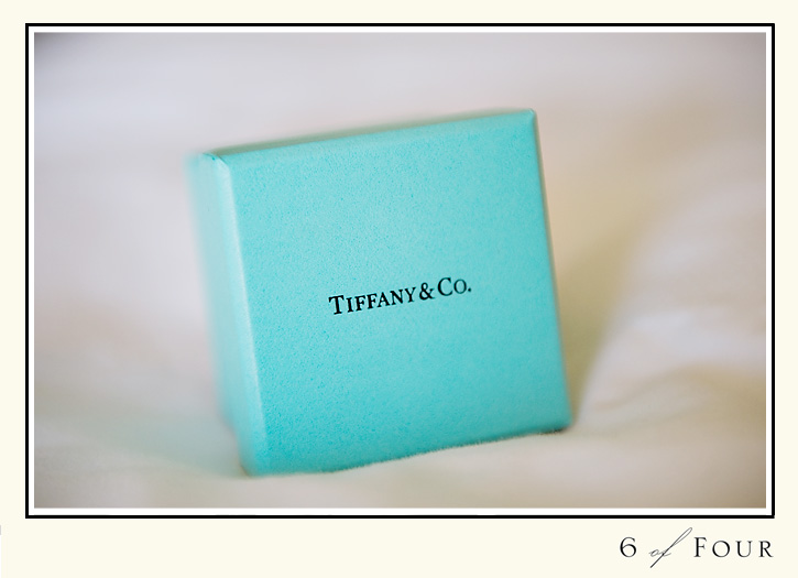 Tiffany & co. engagement ring, that famous blue box