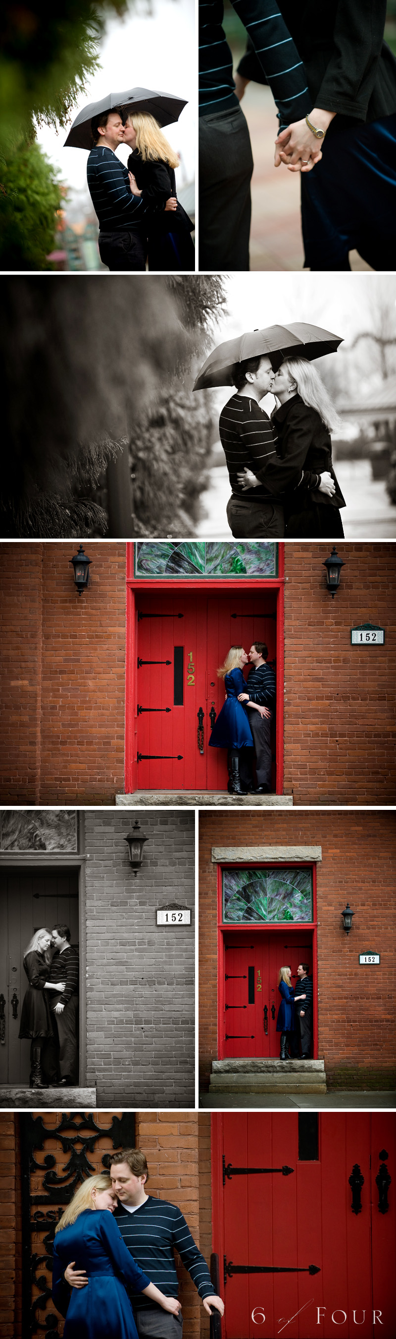 Erica & Matt engagement portrait session at Centennial Olympic Park and the Tabernacle