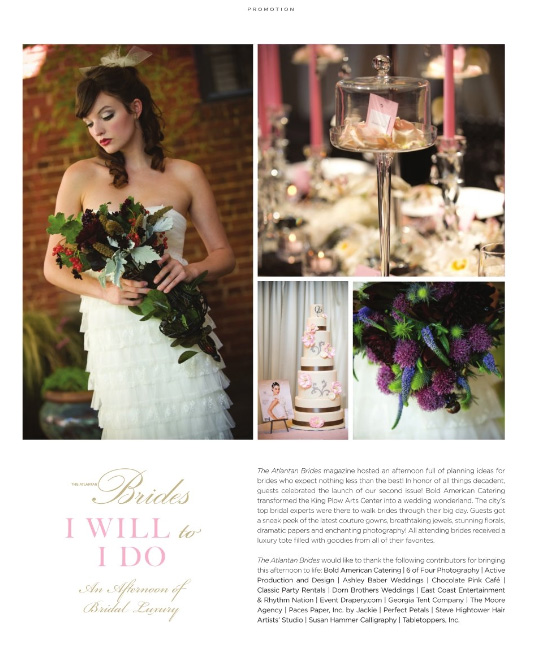 from the event we covered at King Plow for The Atlantan Brides