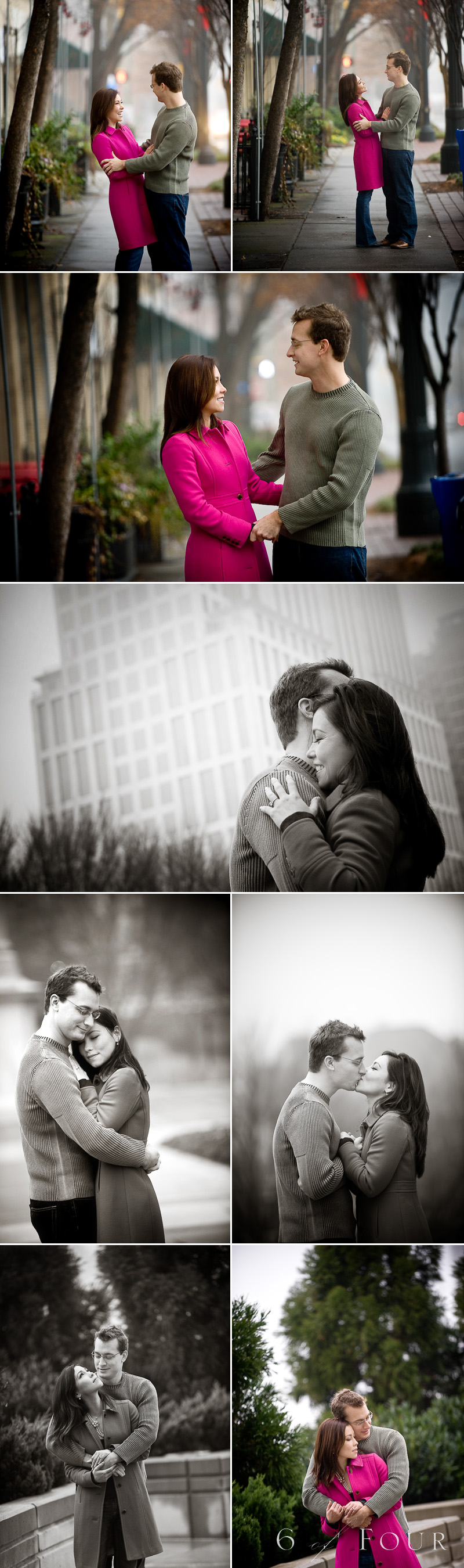 Julie and Andy engagement session in downtown Atlanta, what a fun couple!!
