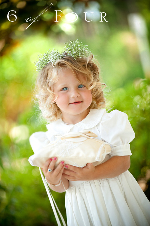 Girl Ring Bearer, Wedding, 6 of Four Photography